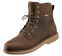 Held Saxton Urban - Botas de moto para hombre, de piel de vacuno, 100% impermeables, gracias a la membrana Gore-Tex, con suela Vibram y protección para los tobillos, certificado CE EN 13634:2017
