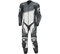 Held Slade II Traje de cuero para motocicleta de una pieza, Negro/Blanco, Talla 46