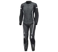 Held Spire 2 - Traje de piel de vacuno suave de 2 piezas para mujer, ropa de protección AAA, certificado CE EN 17092:2020, ropa protectora para motocicleta con nivel 2, protectores D3O, color negro y