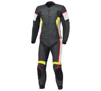 Held Spire 2 - Traje de piel para hombre, 2 piezas, piel de vacuno, ropa de protección AAA, certificado CE EN 17092:2020, ropa protectora para motocicleta con protectores de nivel 2 D3O, color negro