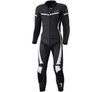 Held Spire Traje de cuero de motocicleta de dos piezas para mujer, Negro/Blanco, Talla 44
