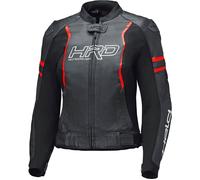 Held Street Rocket 4, chaqueta de cuero perforada mujer 40 female Negro/Rojo Neón