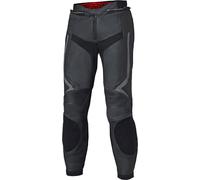 Held Street Rocket 4 Pantalones de cuero para moto, negro-gris, tamaño 54 para Hombres