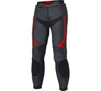 Held Street Rocket 4, pantalones de cuero perforado 62 male Negro/Rojo Neón