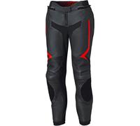 Held Street Rocket 4 Pantalones de cuero para motos de mujer, negro-rojo, tamaño 46