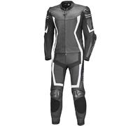 Held Street-Rocket Pro Traje de cuero para motocicleta de 2 piezas, Negro/Blanco, Talla 98