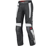 Held Takano II Pantalones de cuero moto, negro-blanco, tamaño 46 48 para Hombres