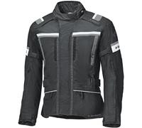 Held Tourino Top Chaqueta textil de moto impermeable, negro/gris, Talla 6XL