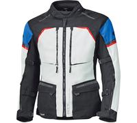 Held Tridale Top Chaqueta Textil Motocycle impermeable, gris-rojo-azul, tamaño 5XL para Hombres