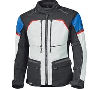 Held Tridale Top Chaqueta Textil Motocycle impermeable, gris-rojo-azul, tamaño 4XL para Hombres