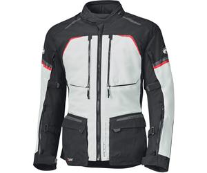 Held Tridale Top Chaqueta Textil Motocycle impermeable, negro-gris-rojo, tamaño 2XL para Hombres