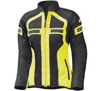 Held Tropic 3.0 Chaqueta textil de moto de malla para mujer, negro-amarillo, tamaño 3XL