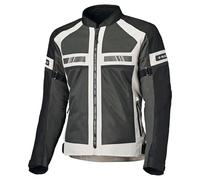 Held Tropic 4 - Chaqueta de verano para hombre - Chaqueta deportiva y de verano de malla ventilada - Chaqueta ligera de moto con protectores D3o Ghost Nivel 1 - Clase de protección CE A, gris-negro
