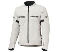 Held Tropic 4 - Chaqueta de verano para moto para hombre, deportiva y ventilada, chaqueta de verano para moto, ligera con protectores D3o Ghost Level 1, clase de protección CE, gris, talla L