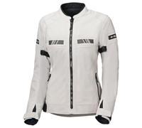 Held Tropic 4 - Chaqueta de verano para moto para mujer, deportiva y ventilada, chaqueta de verano para moto, ligera con protectores D3o Ghost Level 1, clase de protección CE, gris, talla M