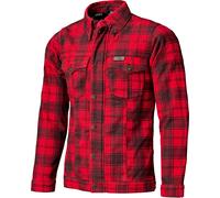 Held Woodland Camisa de moto, negro-rojo, tamaño 5XL para Hombres