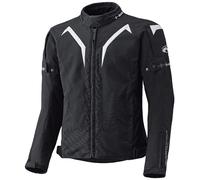 Held Zelda Chaqueta textil de motociclo para mujer, negro-blanco, tamaño L