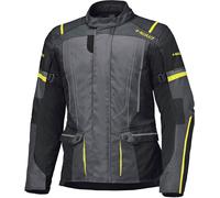 Held Zorro ST Chaqueta textil impermeable Motocycle, negro-amarillo, tamaño 5XL para Hombres