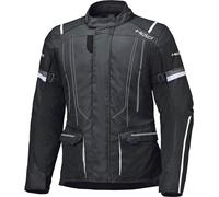 Held Zorro ST Chaqueta textil impermeable para motociclismo para mujer, negro-gris-blanco, tamaño M