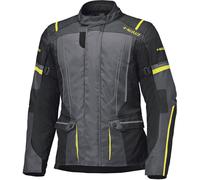 Held Zorro ST Chaqueta textil impermeable Motocycle, negro-amarillo, tamaño 3XL para Hombres