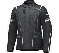 Held Zorro ST Chaqueta textil impermeable para motociclismo para mujer, Negro/Gris/Blanco, Talla 3XL