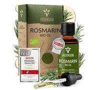 Heldengrün® Aceite de Romero Ecológico 50 ml [Incluye Pipa] - Natural para el Cabello y Cuero Cabelludo - 100% Natural