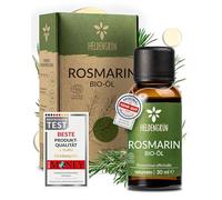 Heldengrün® Aceite de romero orgánico [alta dosificación] estimula el crecimiento del cabello, aceite para el cabello en caso de caída del cabello, aceite de romero 100% natural - aceite de romero