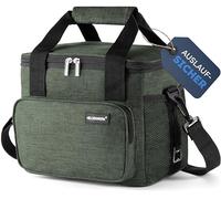 HELDENWERK Bolsa isotérmica pequeña y plegable de 10 l, bolsa térmica aislada para comida y bebida, impermeable y a prueba de fugas, bolsa de picnic pequeña, nevera para el almuerzo, bolsa para el