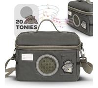 Heldenzimmer - Tonie Bag for Toniebox with Raccoon - Safe Tonie Bag Transport in Toniebox Bag for up to 10 Figures and Accessories