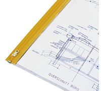 HELE Funda para planos, 5 unidades DIN A0 Oversize - 900 x 1400 mm
