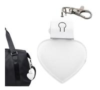 Helectricidad del corazón, llavero de corazón ligero - Lámpara de cartera,Purse Glow Heart Light LED Handsbags Lamp Pendedor portátil para niñas