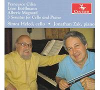 Heled, Simca - Cilea: 3 Sonatas for Cello and Piano