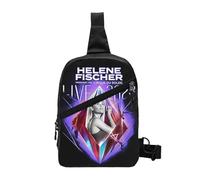 Helene Fischer Rausch - Mochila cruzada para hombre, para viajes, senderismo, mochila de hombro