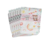 Heless 1075 - Pañales para muñecas, 6 piezas, impresos en la cintura con coloridos motivos infantiles, talla 35 - 50 cm
