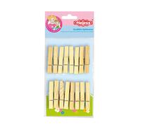 Heless 117Heless Wooden Cloth Peg Set (16-Piece) (Importación USA)