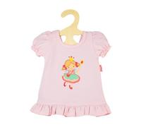 Heless 1565 - Camisón para muñeca Princesa Emily, en Rosa con Motivo de Princesa, para muñecas y Peluches de 28-35 cm