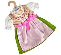 Heless 2113 Dirndl voor poppen, Heidi, maat 35-45 cm