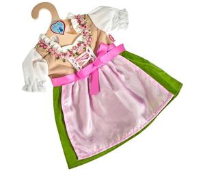 Heless 2113 - Vestido para muñecas, Dirndl Heidi, talla 35 - 45 cm