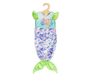 Heless 2320 - Ropa de muñeca con diseño de la Sirena Yara, Vestido con Lentejuelas Brillantes para muñecas y Peluches de tamaño 35-45 cm