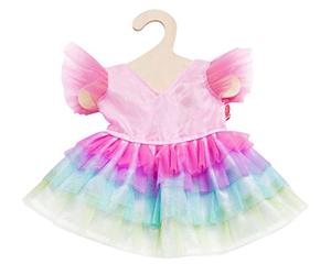 Heless 2520 - Vestido para muñecas con diseño de hada arco iris, talla 35 - 45 cm