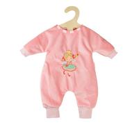 Heless 2581 - Pelele para muñeca Princesa Emily, en Rosa, con Bordado de Princesa, para muñecas y Peluches de 35-45 cm