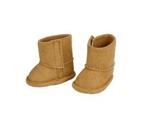 Heless 544 - Botas para muñecas, en marrón y Aspecto de Ante, para muñecas y Peluches Talla 38-45 cm