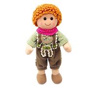 Heless 64 - Muñeco de peluche Seppl, con elegante traje tradicional, de unos 32 cm de altura, para abrazar, jugar y amar