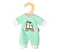 Heless 9181 - Mameluco para muñecas con diseño de lunares de pingüinos, confeccionado en suave terciopelo de, tamaño 20-25 cm, paquete