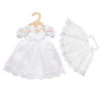 Heless 1020 - Vestido de novia Sissi con velo, para muñecas, talla 28 - 35 cm, para una boda de muñeca glamurosa