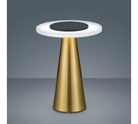 Helestra Bax lámpara de mesa, touchdimmer, latón True