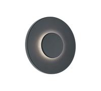 Helestra Bud lámpara de pared LED, grafito - conmutable