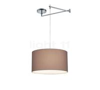 Helestra Certo - Lámpara de techo, color moca - redonda