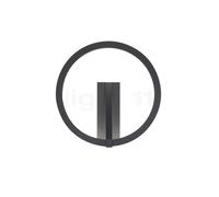 Helestra Elara, lámpara de pared LED, negro