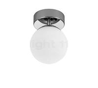 Helestra Keto, lámpara de techo LED, cromo - esfera